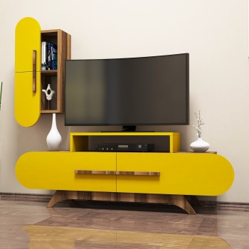 TV Unit Rose S - Walnut, Yellow Walnut
Yellow