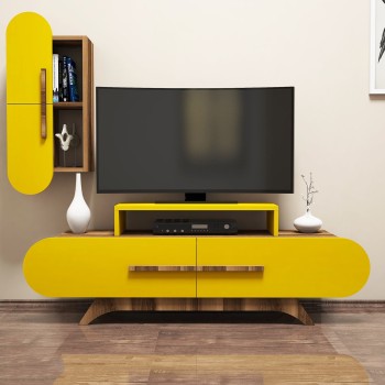 TV Unit Rose S - Walnut, Yellow Walnut
Yellow
