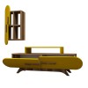 TV Unit Rose S - Walnut, Yellow Walnut
Yellow