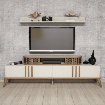 TV Unit Eylül - Cream Cream