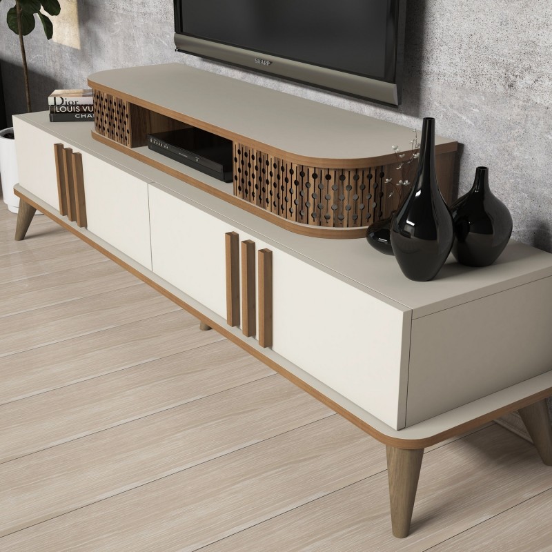TV Unit Eylül - Cream Cream
