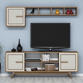 TV Unit Ayla - Walnut, Cream Walnut
Cream
