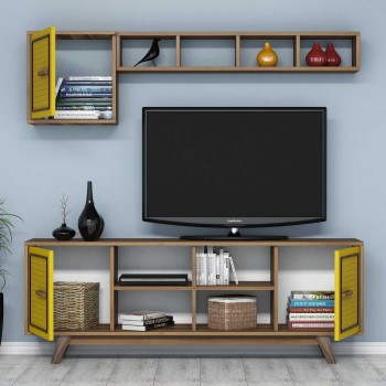 TV Unit Ayla - Walnut, Yellow Walnut
Yellow