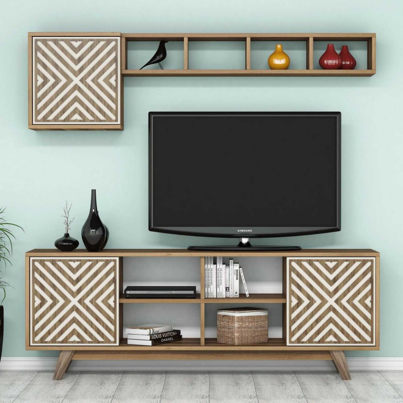 TV Unit Inci - Walnut, Cream Walnut
Cream