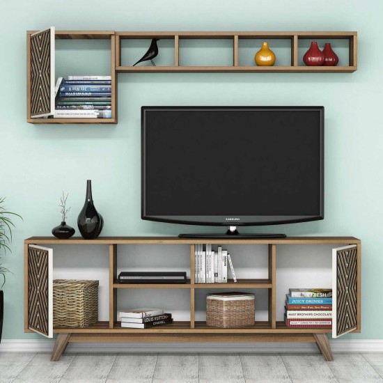 TV Unit Inci - Walnut, Cream Walnut
Cream TV Unit Inci - Walnut, Cream Walnut
Cream