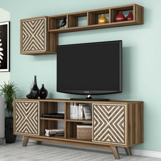 TV Unit Inci - Walnut, Cream Walnut
Cream TV Unit Inci - Walnut, Cream Walnut
Cream