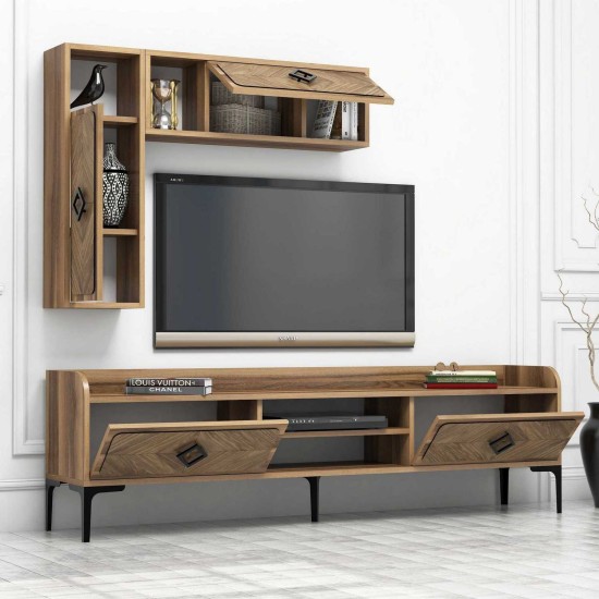 TV Unit Samba - Walnut Walnut TV Unit Samba - Walnut Walnut