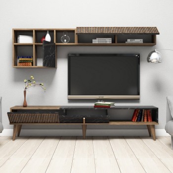 TV Unit Milan - Walnut, Black Walnut
Black