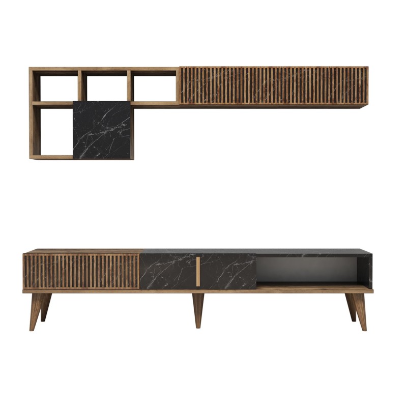 TV Unit Milan - Walnut, Black Walnut
Black