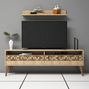 TV Unit Line - Oak Oak