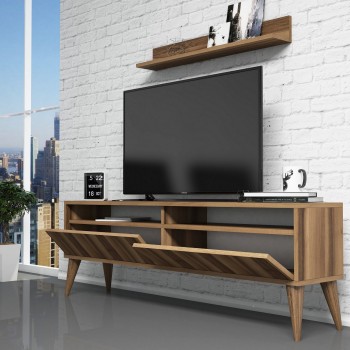 TV Unit Best - Walnut Walnut