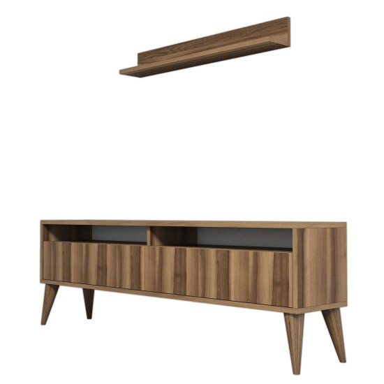 TV Unit Best - Walnut Walnut TV Unit Best - Walnut Walnut