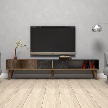 TV Stand Milan - Walnut, Black Walnut
Black