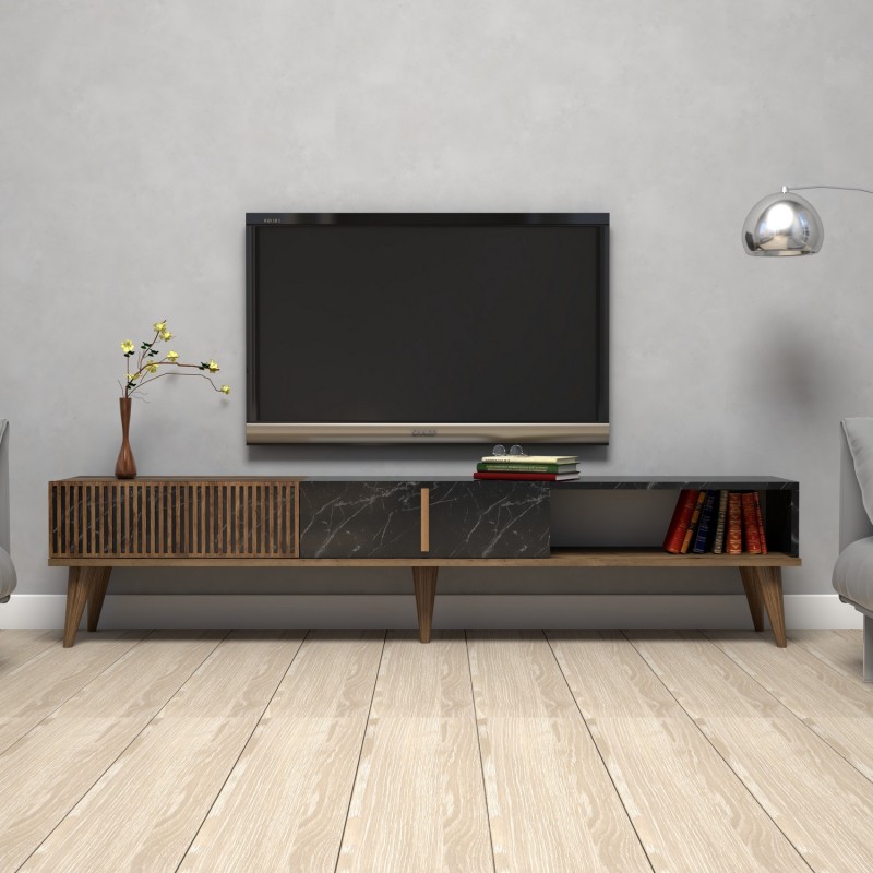 Hanah Home TV Stand Milan - Walnut, Black Walnut
Black