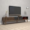 Hanah Home TV Stand Milan - Walnut, Black Walnut
Black