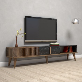 TV Stand Milan - Walnut, Black Walnut
Black
