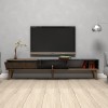 Hanah Home TV Stand Milan - Walnut, Black Walnut
Black