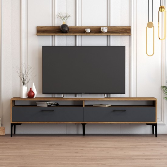 TV Unit Istanbul - Walnut, Anthracite Walnut
Anthracite TV Unit Istanbul - Walnut, Anthracite Walnut
Anthracite