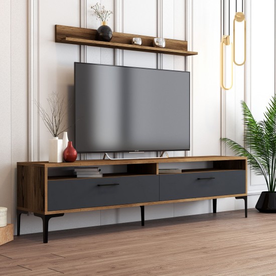 TV Unit Istanbul - Walnut, Anthracite Walnut
Anthracite TV Unit Istanbul - Walnut, Anthracite Walnut
Anthracite