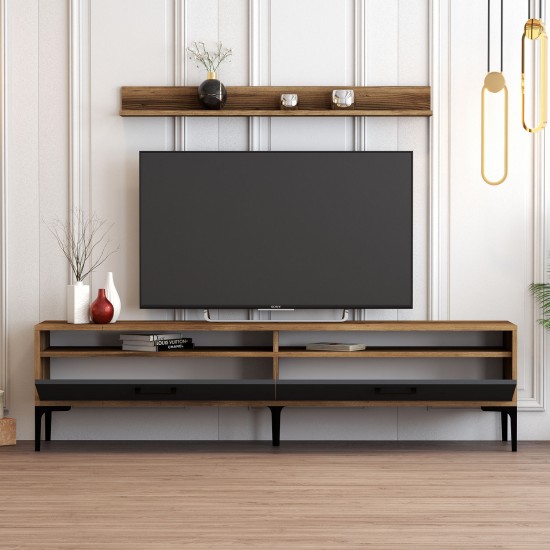 TV Unit Istanbul - Walnut, Anthracite Walnut
Anthracite TV Unit Istanbul - Walnut, Anthracite Walnut
Anthracite