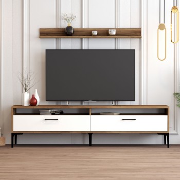 TV Unit Istanbul - Walnut, White Walnut
White