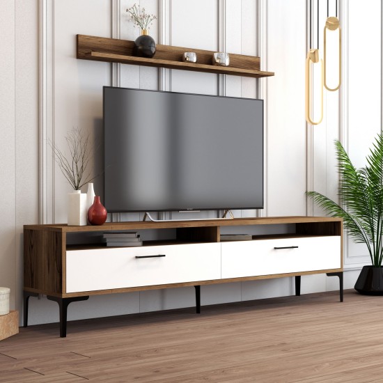 TV Unit Istanbul - Walnut, White Walnut
White TV Unit Istanbul - Walnut, White Walnut
White