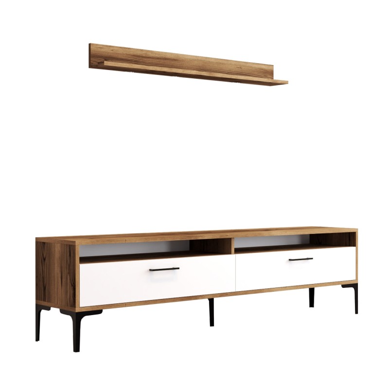 TV Unit Istanbul - Walnut, White Walnut
White