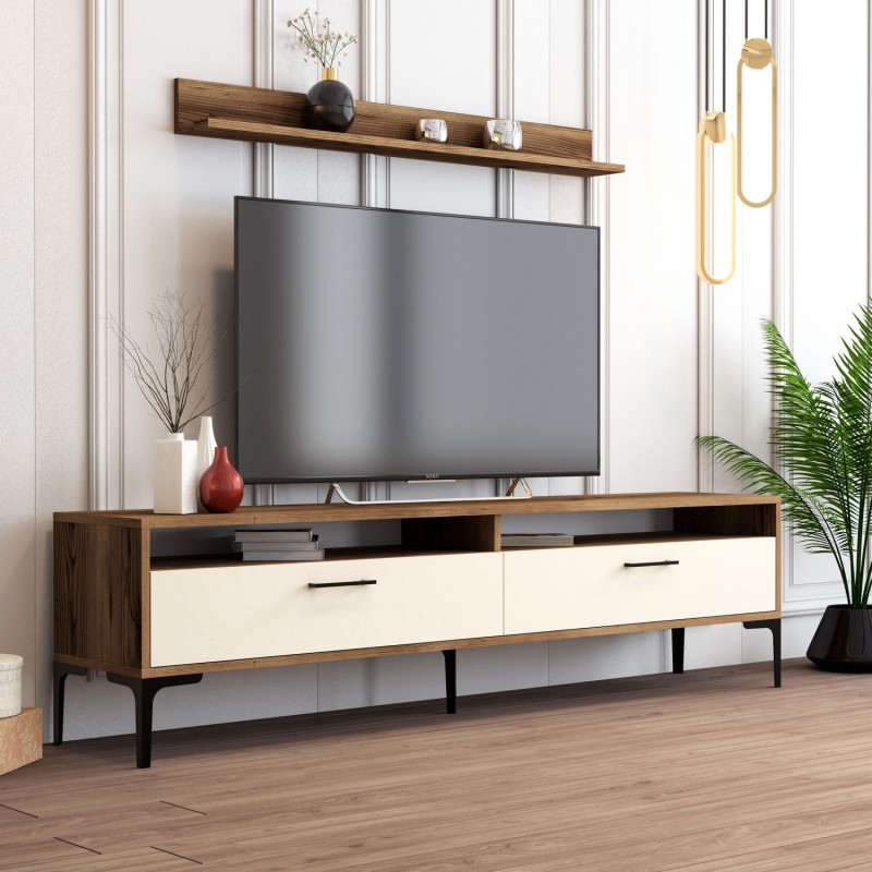 TV Unit Istanbul - Walnut, Cream Walnut
Cream