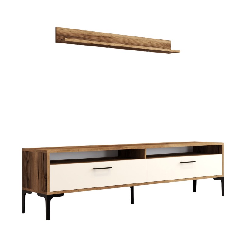 TV Unit Istanbul - Walnut, Cream Walnut
Cream