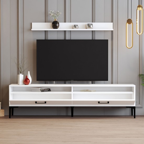 TV Unit Istanbul - White White TV Unit Istanbul - White White
