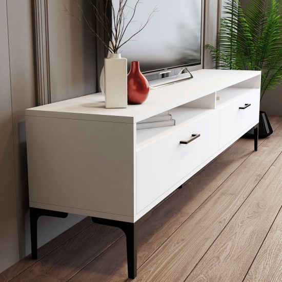 TV Unit Istanbul - White White TV Unit Istanbul - White White