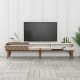 Hanah Home TV Stand Milan Alt - Walnut, Cream Walnut
Cream
