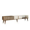 Hanah Home TV Stand Milan Alt - Walnut, Cream Walnut
Cream