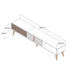 Hanah Home TV Stand Milan Alt - Walnut, Cream Walnut
Cream
