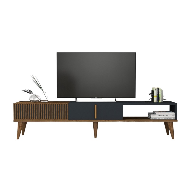TV Stand Milan Alt - Walnut, Anthracite Walnut
Anthracite