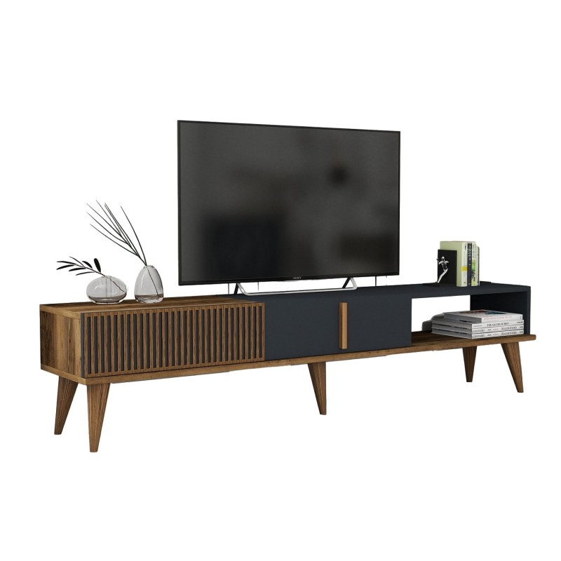 TV Stand Milan Alt - Walnut, Anthracite Walnut
Anthracite
