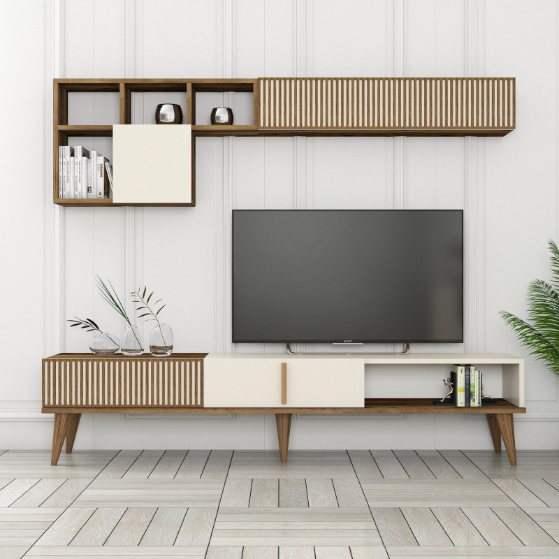 TV Unit Milan TV - Walnut, Cream Walnut
Cream