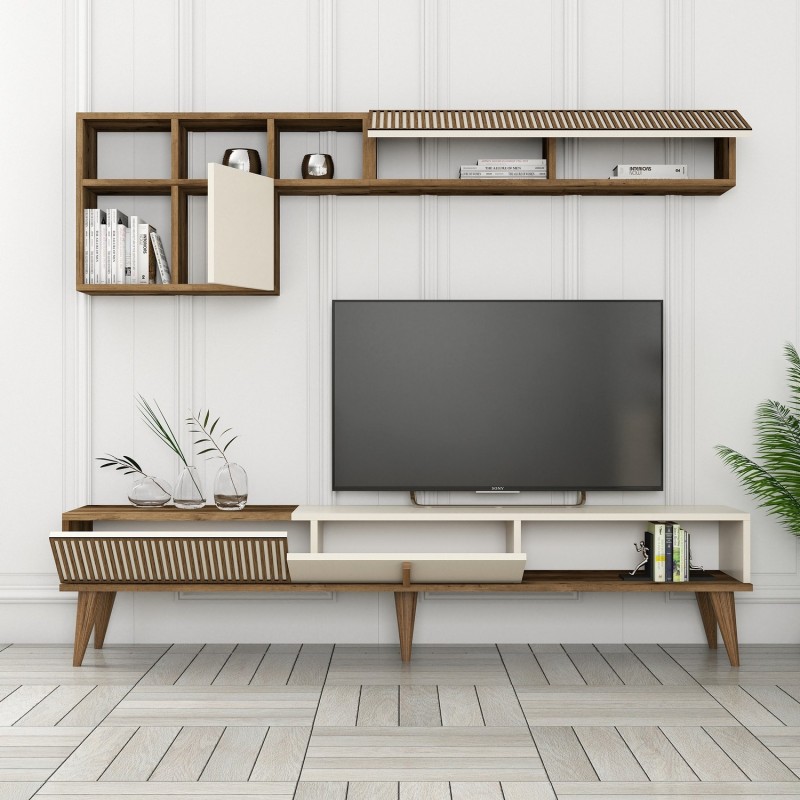 TV Unit Milan TV - Walnut, Cream Walnut
Cream
