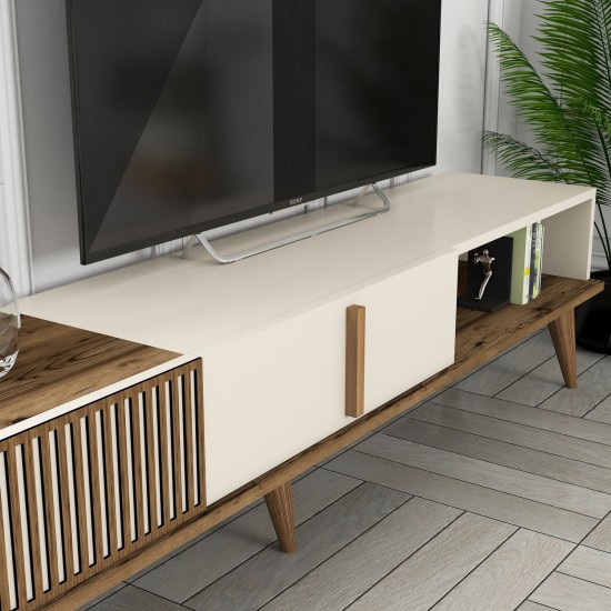TV Unit Milan TV - Walnut, Cream Walnut
Cream TV Unit Milan TV - Walnut, Cream Walnut
Cream