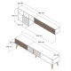 TV Unit Milan TV - Walnut, Cream Walnut
Cream TV Unit Milan TV - Walnut, Cream Walnut
Cream