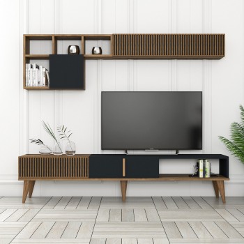 TV Unit Milan TV - Walnut, Anthracite Walnut
Anthracite