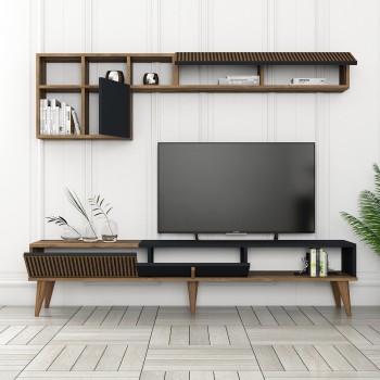 TV Unit Milan TV - Walnut, Anthracite Walnut
Anthracite