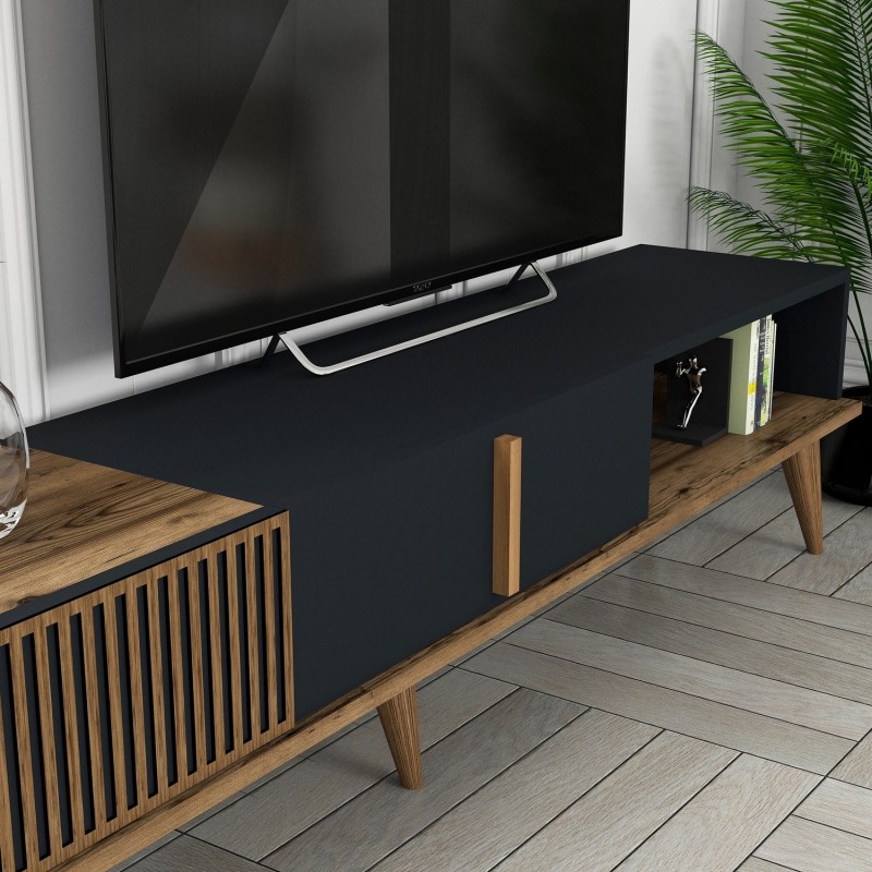 TV Unit Milan TV - Walnut, Anthracite Walnut
Anthracite