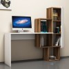 Study Desk Açelya - Walnut, White Walnut
White