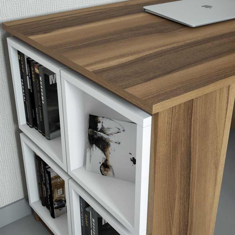 Study Desk Box - Walnut, White Walnut
White