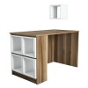 Study Desk Box - Walnut, White Walnut
White