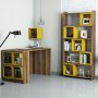 Study Desk & Bookshelf Box - Walnut, Yellow Walnut
Yellow