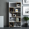 Study Desk & Bookshelf Box - White, Walnut White
Walnut