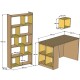 Study Desk & Bookshelf Box - White, Walnut White
Walnut Study Desk & Bookshelf Box - White, Walnut White
Walnut