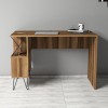 Study Desk Extra - Walnut Walnut
Black